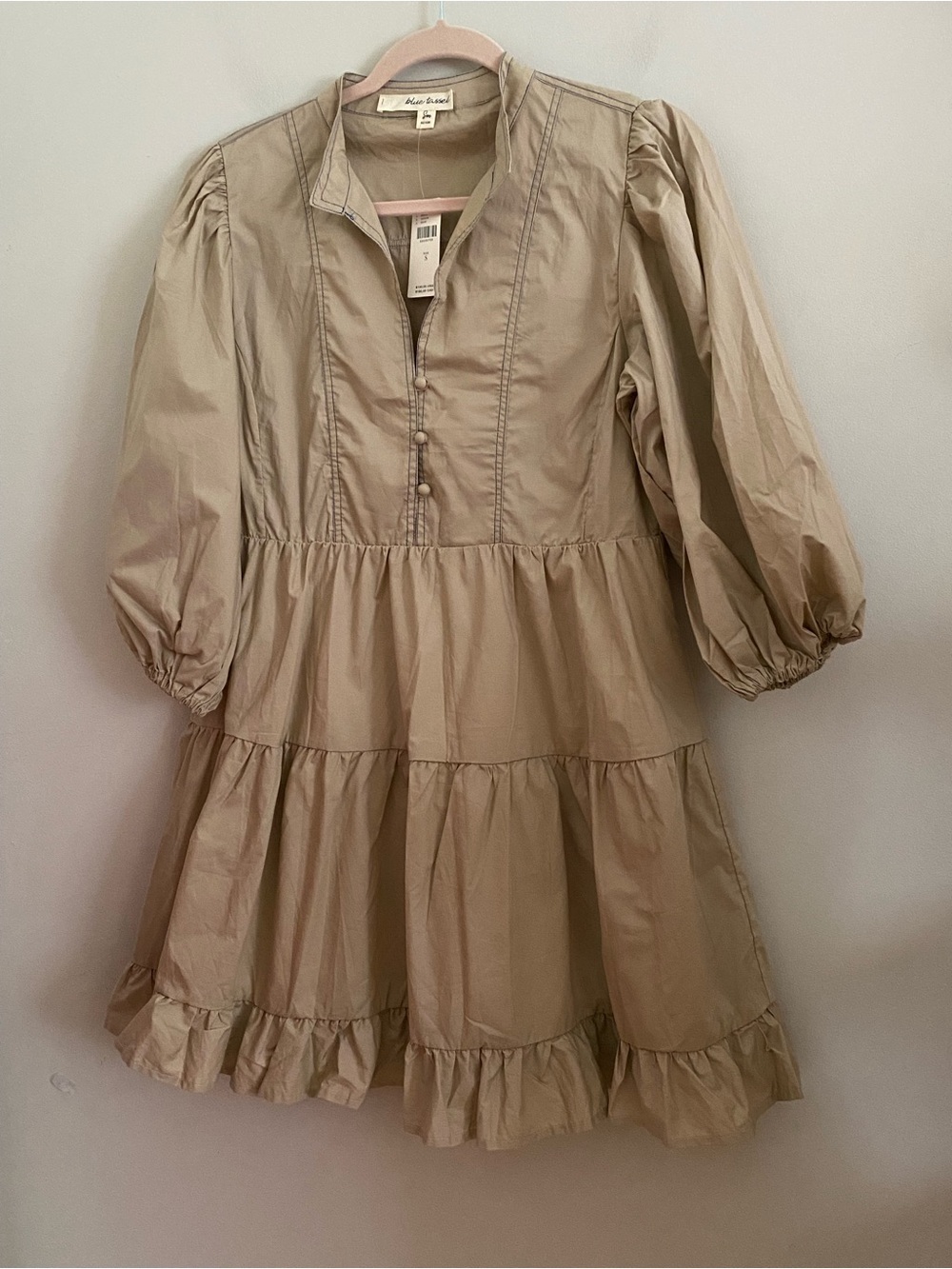 Anthropologie Ruffled Tunic Dress size S new with tag - Picture 7 of 7